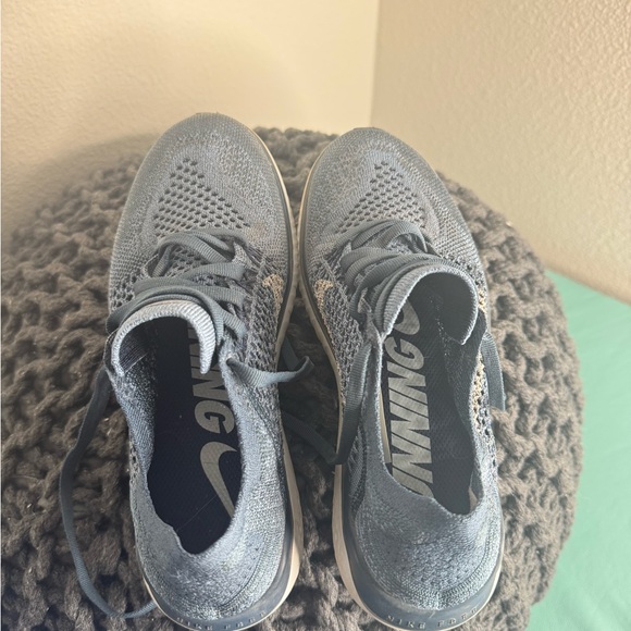 Nike Blue Knit Running Shoes - Picture 6 of 7